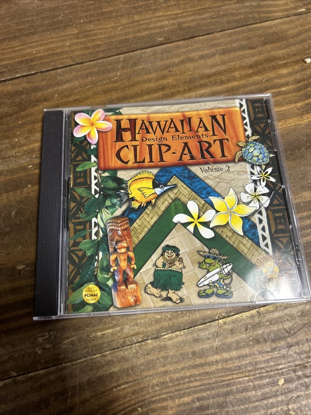Hawaiian Design Elements Clip-Art Volume 2 PC CD images pictures island clip art
